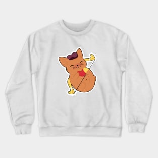 bow cat Crewneck Sweatshirt